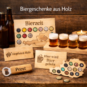 Biergeschenke aus Holz
