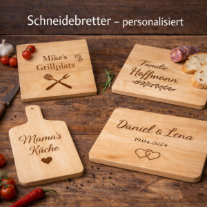 Schneidebretter - personalisiert
